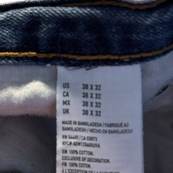 American Eagle Loose Fit Jeans Men's Tagged Size 38x32 Measured 28x30.5 - Picture 5 of 8